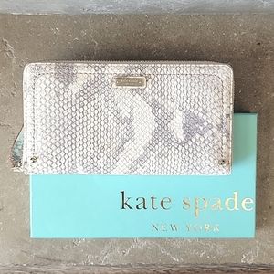 KATE SPADE "La Casita" Leather Clutch - NWT